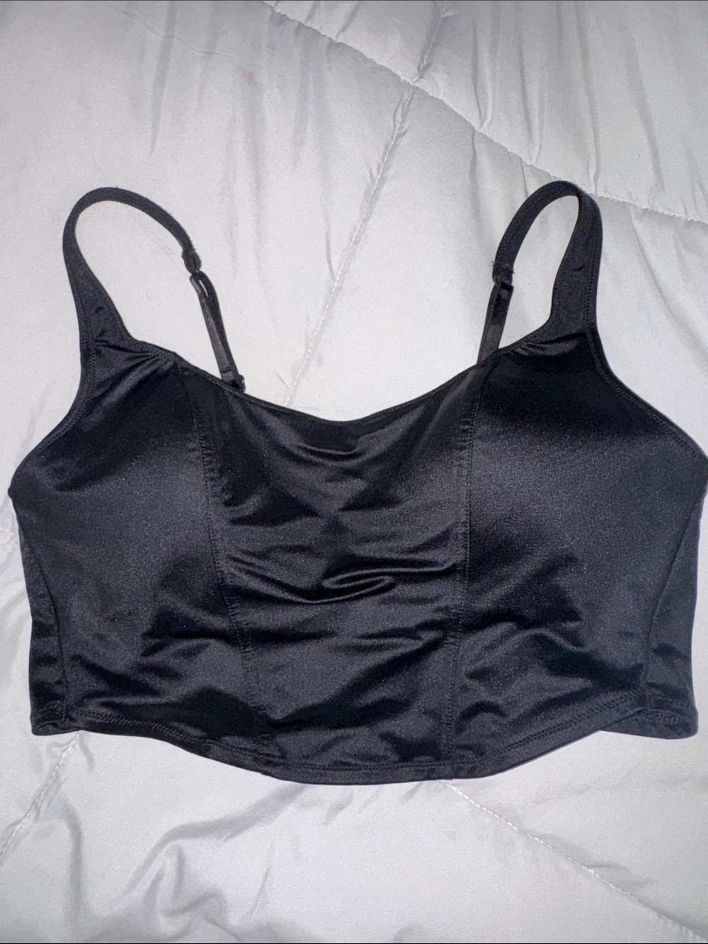 Black Bralette CorsetCrop Top - Women Intimates